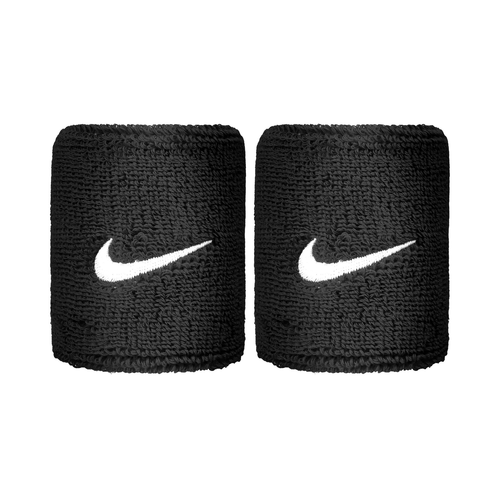 Tektonisch genoeg Millimeter Nike Swoosh Zweetband Verpakking 2 Stuks - Zwart, Wit online kopen |  Tennis-Point