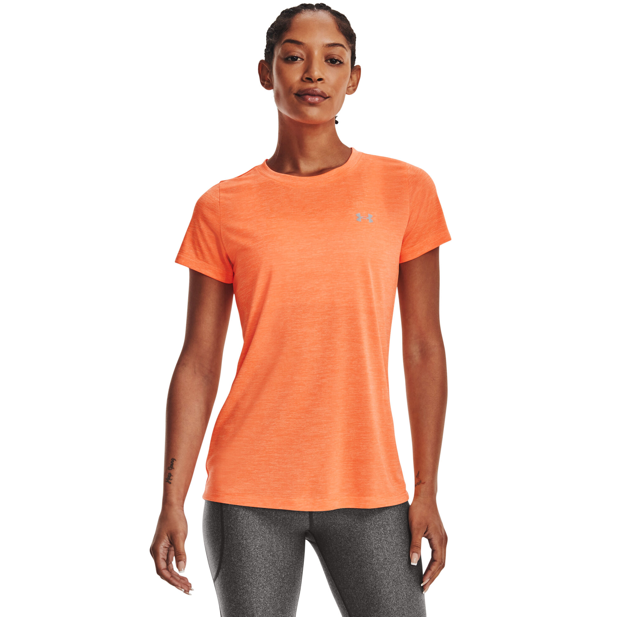 Klassiek Supermarkt Wolk Under Armour Tech Twist T-shirt Dames - Oranje online kopen | Tennis-Point